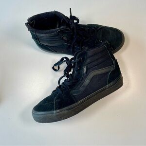Vans Kids Boys Filmore High-Top Shoes sz 4 Black